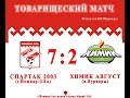 Товарищеский матч СДЮСШОР СПАРТАК 2003 vs ХИМИК-АВГУСТ 15.01.2017