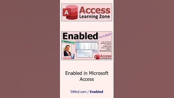 How to Use the Enabled Property to Allow/Disallow Data Entry in Specific Fields in Microsoft Access