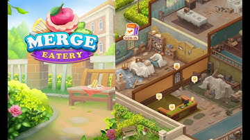 Merge Eatery : Mansion Renovate Level 1-2 🤩😊