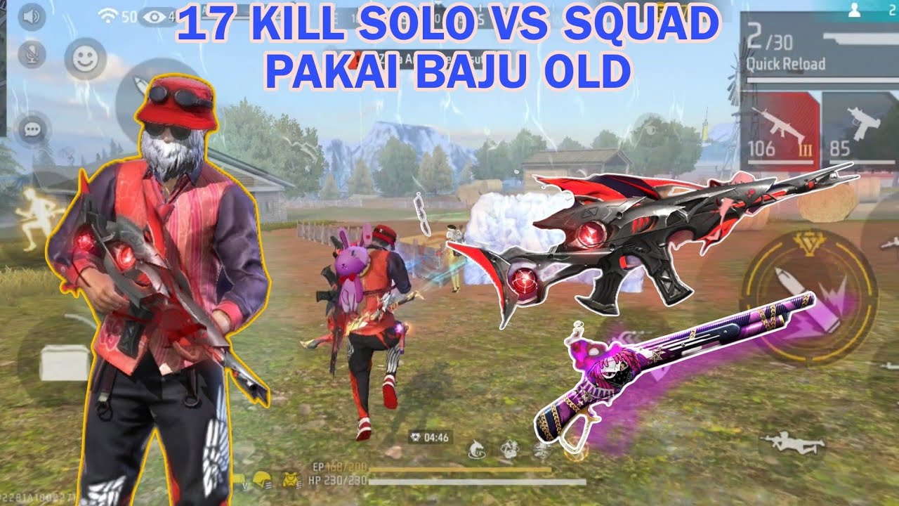 ROG PHONE 6| 17 KILL‼️SOLO VS SQUAD PAKAI BAJU OLD - YouTube