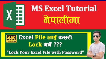 How to Lock Excel file with Password in Nepali | Excel Tutorial in Nepali | AP Tech Forum | 4K