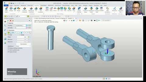 ZW3D 2020 Modeling Knuckle Joint + Assembly Part 3 For Beginner #mufasucad