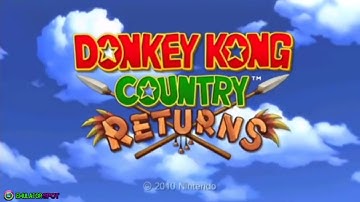 Donkey Kong Country Returns Intro Opening Cutscene Nintendo Wii (Dolphin Emulator 5.0)