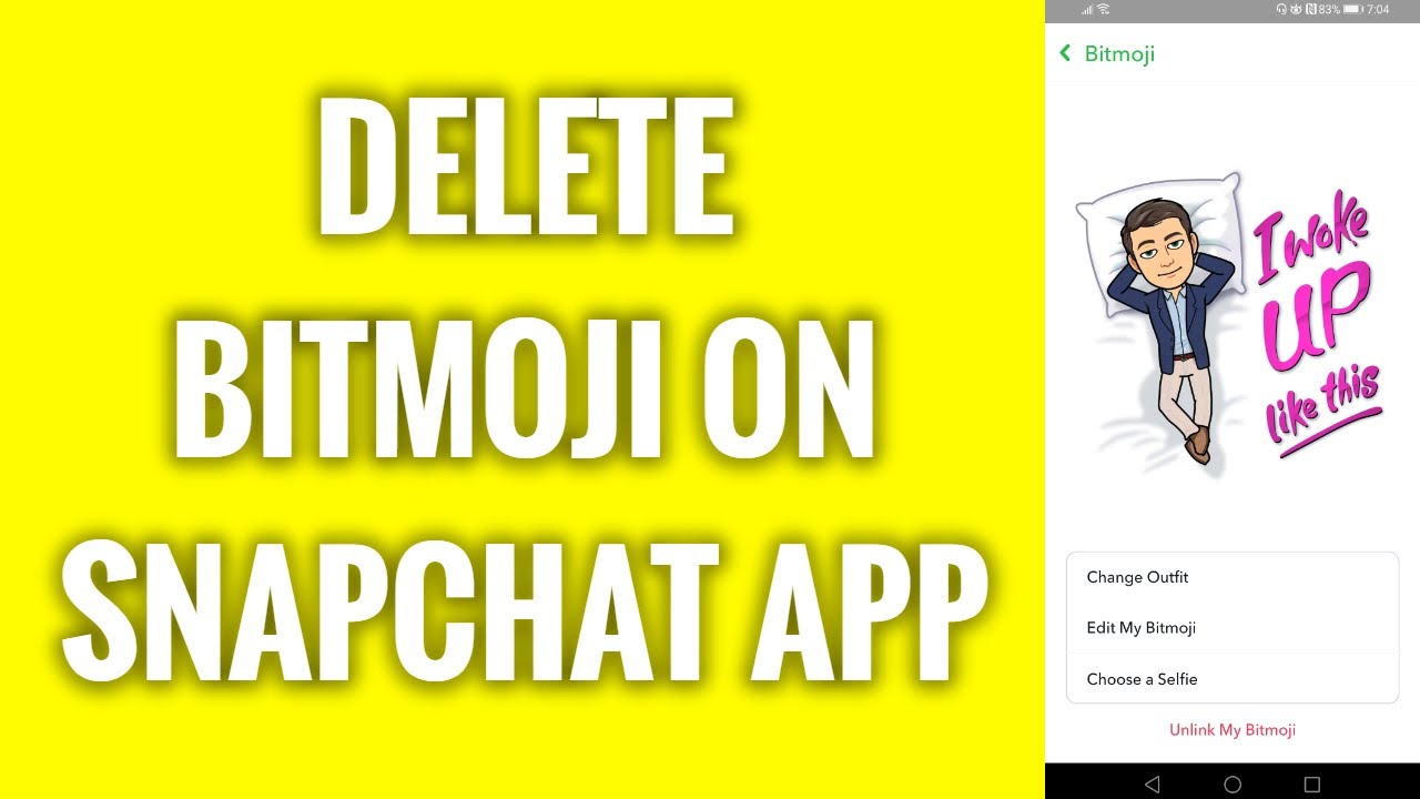 Hoe Bitmoji op Snapchat App verwijderen? | FreewaySocial Hoe Bitmoji Op Snapchat App Verwijderen? | Freewaysocial