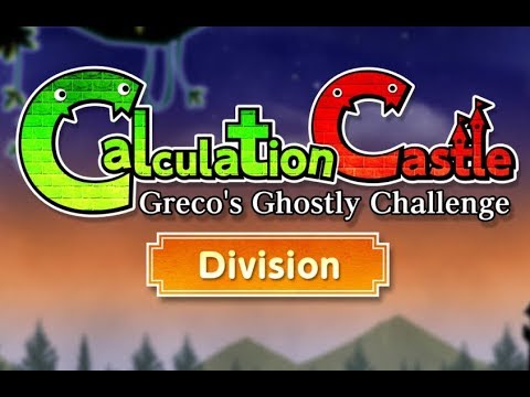 Calculation Castle: Greco's Ghostly Challenge (N. Switch) Division Levels 1 - 5