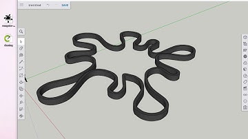 2D image to 3D model | Inkscape + SketchUp