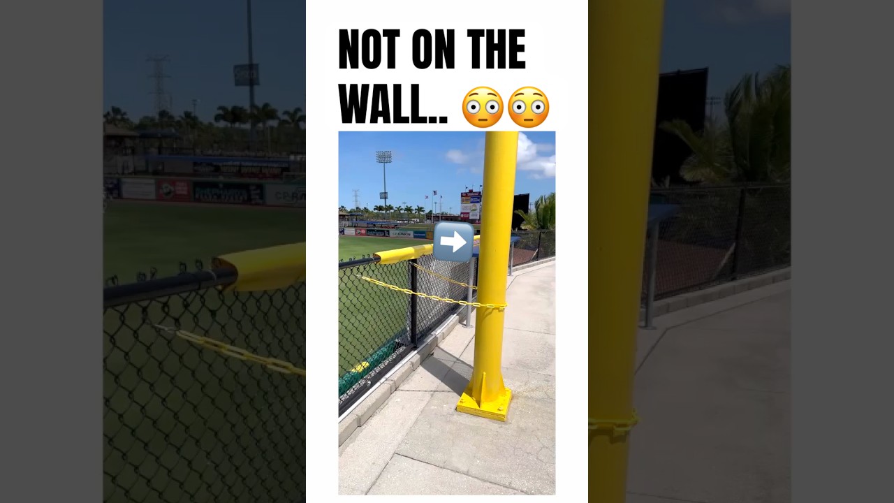 new foul pole?? 😳