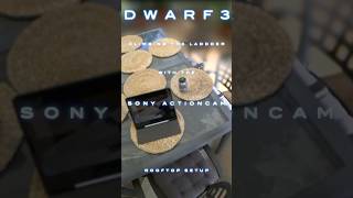 DWARF3 &amp; iPad Pro ROOFTOP SETUP Talk Through Over The Sony FDR-X3000 In 4k #shorts