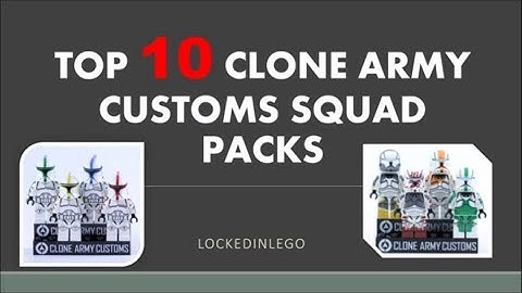 Top 10 Clone Army Customs Squad Packs
