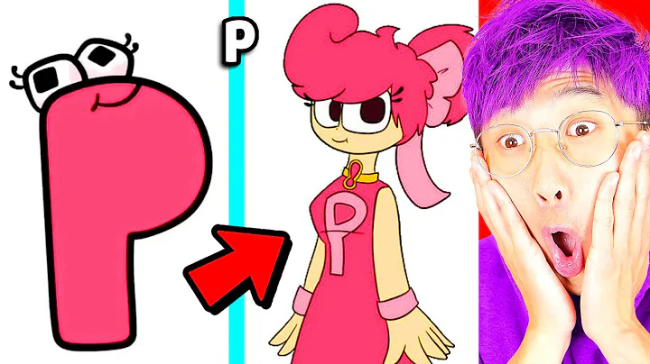 CRAZIEST ALPHABET LORE GLOW UP TRANSFORMATIONS EVER! (ALPHABET LORE IN REAL LIFE!)