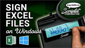 Installing ScripTouch Microsoft Excel Plugin and Signing a Spreadsheet on Windows