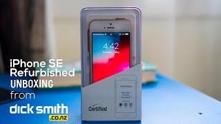 Hey everyone, in this video i'm unboxing an iphone se refurbished from
dick smith/kogan. the model that i unbox is 64gb rose gold with apple
a9 chip an...