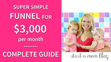My $3,00 per month Super Simple Sales Funnel - Step by Step