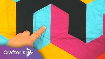 Gemini Patchwork Dies - Half Hexagon