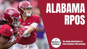 Steve Sarkisian’s simple but effective RPO game with Alabama