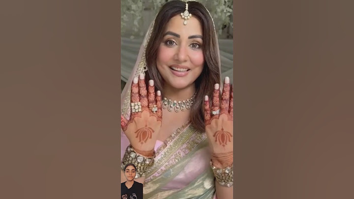Hina Khan Flaunts her beautiful mehndi in recent picture 😍💕 #hinakhan #mehndi #bollywood #shortvideo