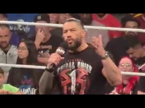Roman Reigns Tells OKC To Acknowledge Me WWE Raw 11 24 2025