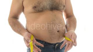 13639825 fat man measuring his belly with measurement tape by zbarovskiy96 preview