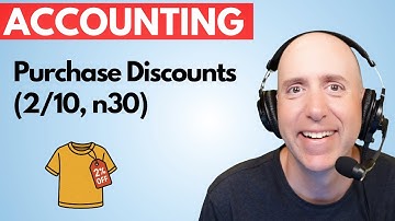 FA25 – Purchase Discounts - Inventory Accounting Example