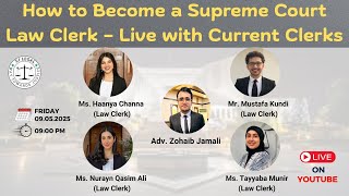 How to Become a Supreme Court Law Clerk – Live with Current Clerks
