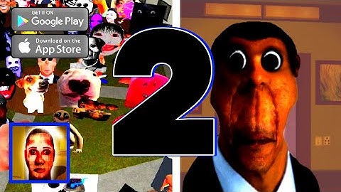 Nextbots in the backrooms: obunga-gameplay walkthrough part 2 new update New level.#obunga #nextbots