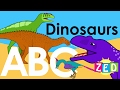 Dinosaur Alphabet  Zed | ABC of Dinosaurs | Learn about dinosaurs | NurseryTracks