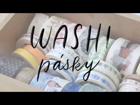 Co jsou washi pásky a jak je použít