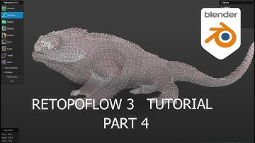 Retopoflow 3.1.0 tutorial part 4 - Retopologizing a creature