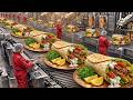 How Millions of Shawarmas Are Made in Factory | Process From Raw Chicken to Packed Wrap