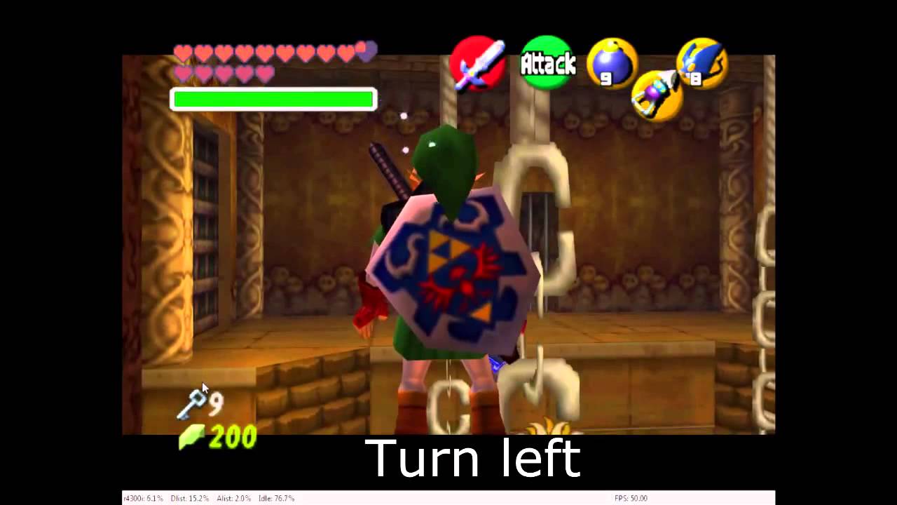 Zelda - Master Quest Spirit Temple boss key skip