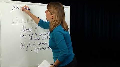 EE221A: Linear Systems Theory, Linearity and Time Invariance   YouTube