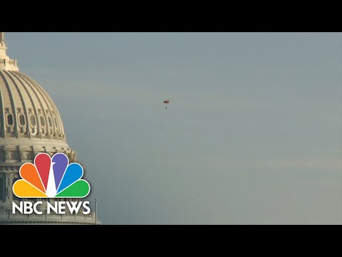 Parachute Performance From Nationals Game Causes Evacuation Of U.S. Capitol
