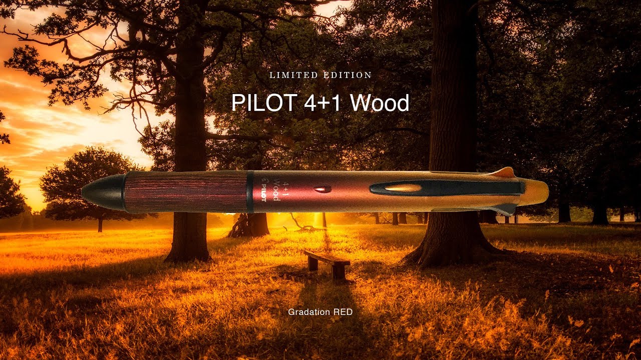 新発売】上品で綺麗なグラデが魅力。PILOT 4+1 Wood 限定版