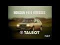 Simca Talbot Horizon - Compilation Publicités françaises