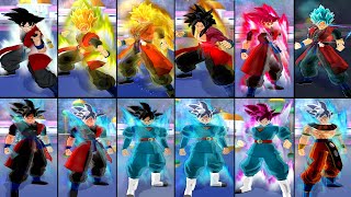 New Goku All Transformation & Ultimate Attacks - DBZ Budokai Tenkaichi 4