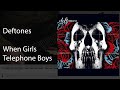 Deftones - When Girls Telephone Boys (Cover + screen TAB)