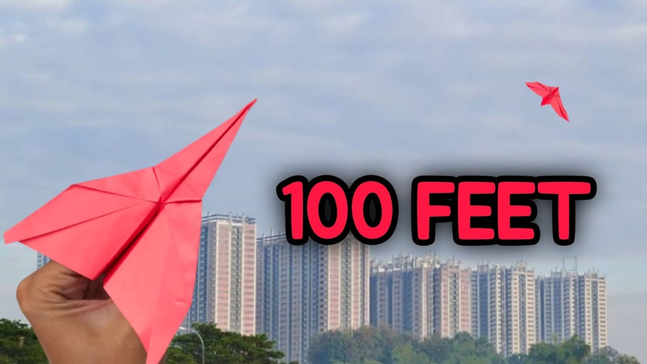 How to Make a Paper Airplane That Flies 100+ Feet Paper Plane Origami