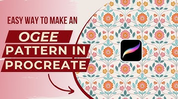 Easy Pattern Design In Procreate Using Ogee Layout