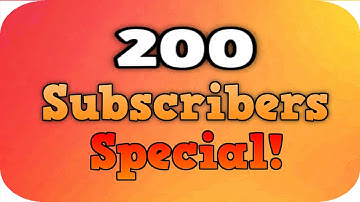 200 subscribers special! (Intro Giveaway!) (Close)