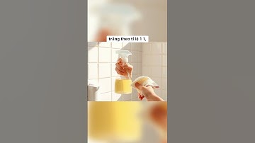 Làm sạch nhà tắm với 3 món có sẵn chỉ trong 10 phút