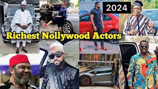 Top 10 Richest Nollywood Actors in 2024 and their networth, cars #zubbymichael #nollywoodstars