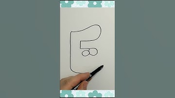How To Draw Alphabet Lore  Letter E  #viral #art #cute #2024 #tutorial #shorts #fyp  #funny