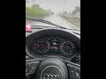 Audi ride Highway rainfall