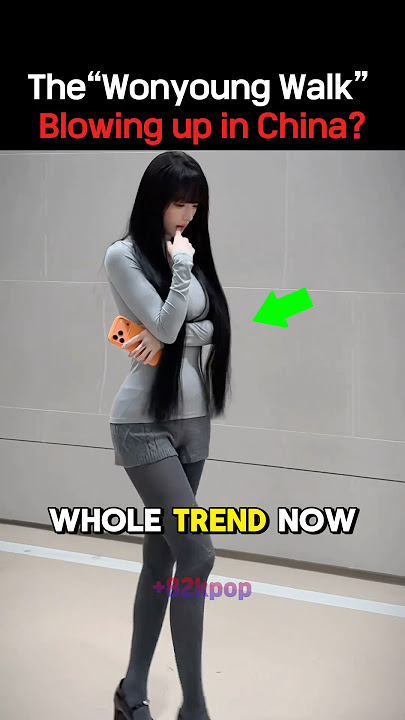 Why China Is Copying the “Wonyoung Walk” #ive #kpopidol #kpopedit #kpop