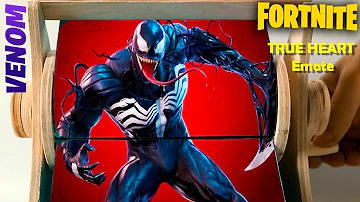 Fortnite Venom TRUE HEART Emote - Flipbook Machine