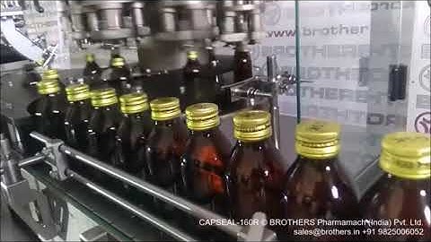CAPSEAL-160R Rotary Automatic Eight Head ROPP / Aluminum Cap Sealing Machine for Bottles