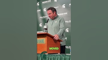 Michigan State Spartans HC Jonathan Smith on Rivalry Game Against Wolverines