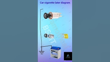 Car cigarette lighter connection diagram
