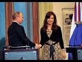 12 de JUL. Declaración de prensa conjunta entre Cristina Fernández y Vladimir Putin.