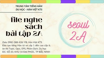 FILE NGHE SÁCH BÀI TẬP 2A